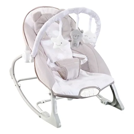 Cadeira de Descanso Bebê Musical Polar Bege 18kgs Maxi Baby