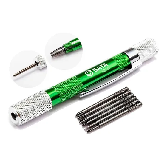 Kit Chave De Fenda E Phillips 6 Peças Para Eletronica