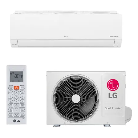Ar-condicionado LG Dual Inverter Compact +ai 18.000 Btu Frio S3-q18klqal Branco 220v