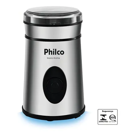 Moedor De Café Philco Grano Aroma Pmc01i Cor Inox