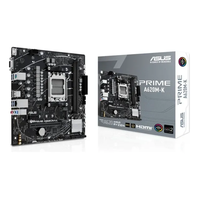 Placa-mãe Do Computador Asus Prime Prime A620m-k Cor Preta Preto