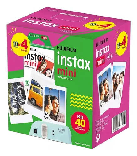 Filme Instantâneo Fujifilm Instax Mini 40 Fotos Branco
