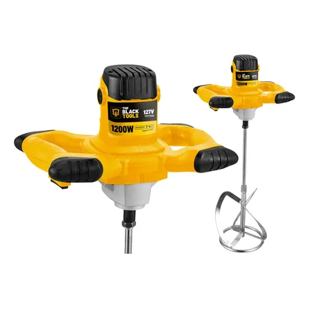 Misturador Elétrico De Argamassa Tinta Gesso Rejunte Textura Tmt1200 The Black Tools 127v