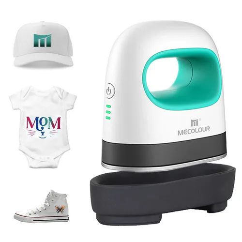 Prensa Térmica Mini De Ferro Fácil Para Roupas Pequenas Cor Azul Mecolour 220v