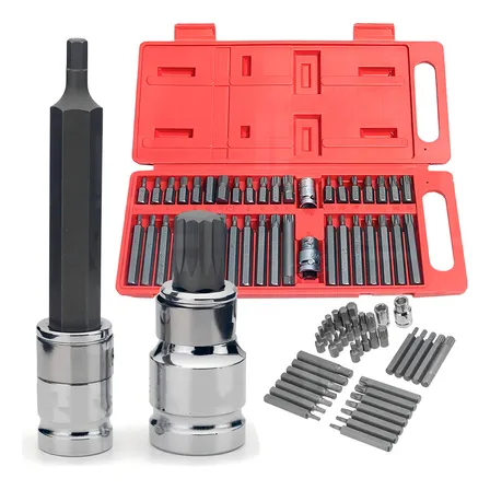 Jogo Ferramentas 40 Pçs Western Pro Bit Torx Allen Multidentado Aço