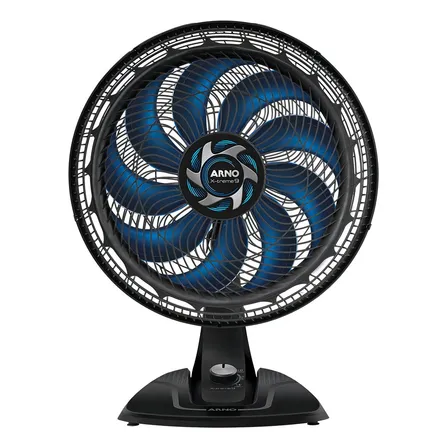 Ventilador Arno X-treme 9 De Mesa 40cm VE90 Cor Preto Pás Azul