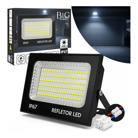 Refletor Led Lumi Holofote 500w 6500k Ip67