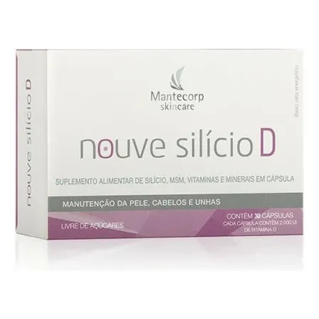 Suplemento Alimentar Nouve Silício D Mantecorp 30 Cápsulas Sem Sabor