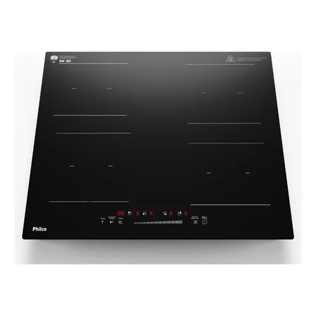 Cooktop De Indução Pctq1 Função Turbo 4 Bocas Philco