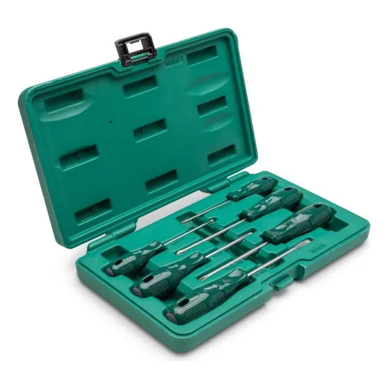 Jogo Chave De Fenda E Phillips 6 Peças Sata - St09303esj