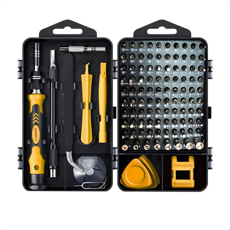 Kit Chaves de Precisão Bomder 115 em 1 Torx Phillips PS4 PS5 Xbox iPhone