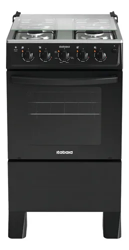 Fogão Itatiaia Star New 4 Bocas Mesa Inox Forno 48l-bivolt