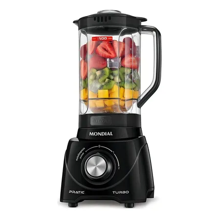Liquidificador Pratic Turbo, Mondial, 550W - L-98-B