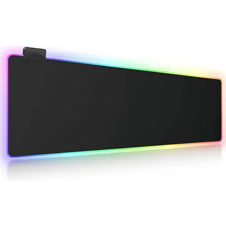 Mousepad Gamer Rgb 11 Modos Rbg Profissional Preto