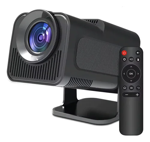Mini Projetor Hy320 Wi-fi Android Smart Tv Streaming Cor Preto