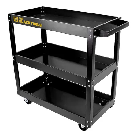 Carrinho De Ferramentas Aberto Para Mecânico Oficina Bcm400 The Black Tools