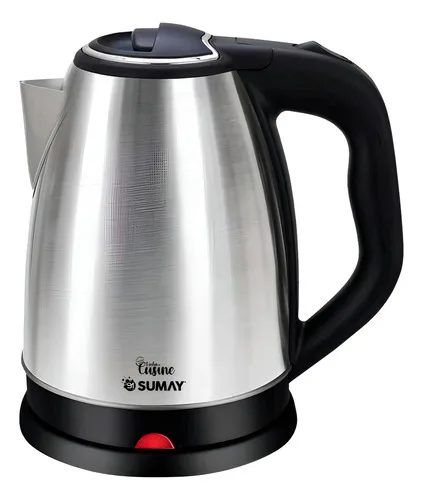 Chaleira Jarra Elétrica Bule 1,8 Litros Aço Escovado 1000w Sumay Cusine