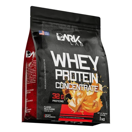 Whey Protein Concentrado 1kg Dark Lab Sabor Doce de leite