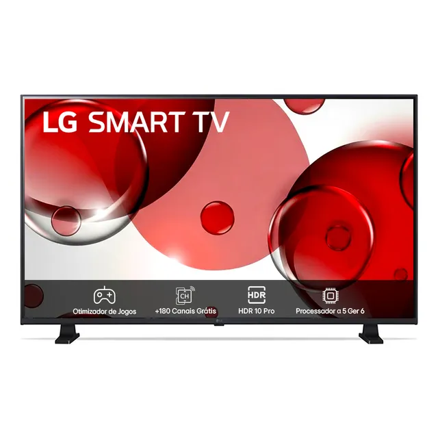 Smart Tv Profissional LG 32 Hd Led Processador A5 Ai Alexa Integrada Webos 23 32lr651c-bsa