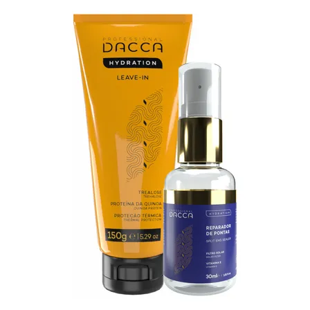 Dacca Leave-in Com Proteção Termica Óleo Reparador De Pontas