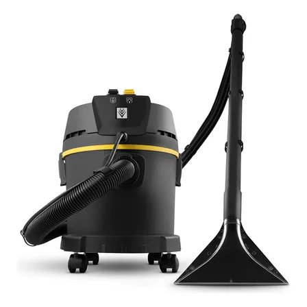 Limpadora Extratora De Estofados Kärcher Se 4 Black 1.600W Tanque de 15L - 5 em 1