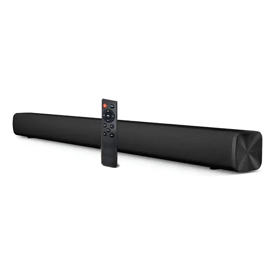Caixa De Som Sound Bar Home Theater Bluetooth Para Tv Cinema 80w Cor Preto Boyu Cell 127v 80