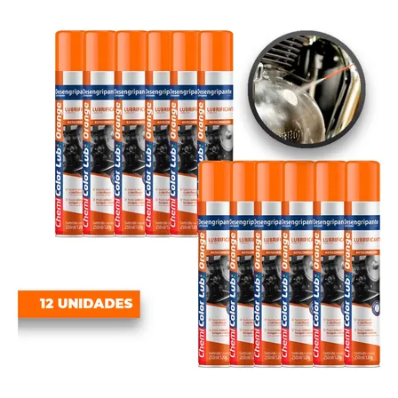 Desengripante Proteg Lub Spray Anticorrosivo Anti Ferrugem 250ml Chemicolor