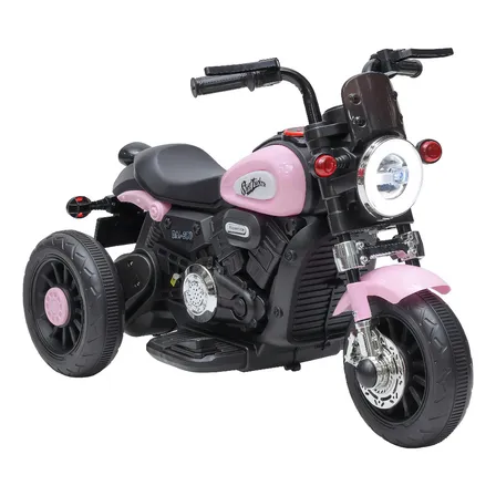 Motinha Elétrica Infantil Mini Harley 6v Rosa - Zippy Toys