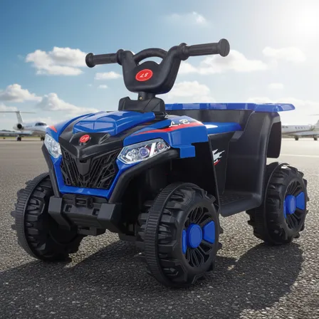 Mini Quadriciclo Elétrico Infantil Bateria 6v Luz E Música Cor Azul Voltagem Do Carregador 110v/220v BrinqKids