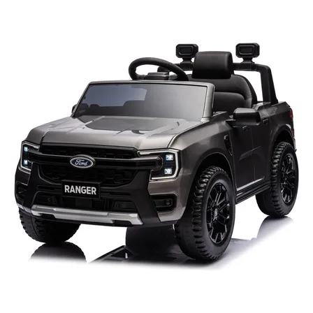 Carrinho Elétrico Infantil Ford Ranger 12V Cinza com Controle Remoto