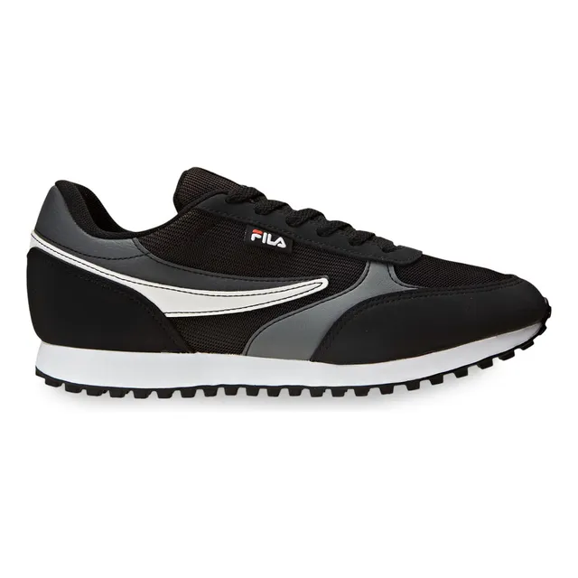 Tênis Masculino Renno Classic Fila Preto/grafite/branco Liso 40 Br
