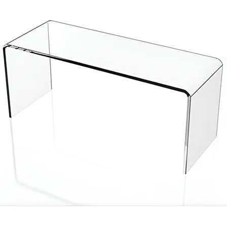 Prateleira Cubo Nicho Acrílico Transparente 30x15x15cm Visual Laser