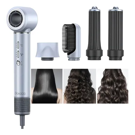 Secador de Cabelo Gokoco 5 em 1 1400W Profissional com Ar Frio
