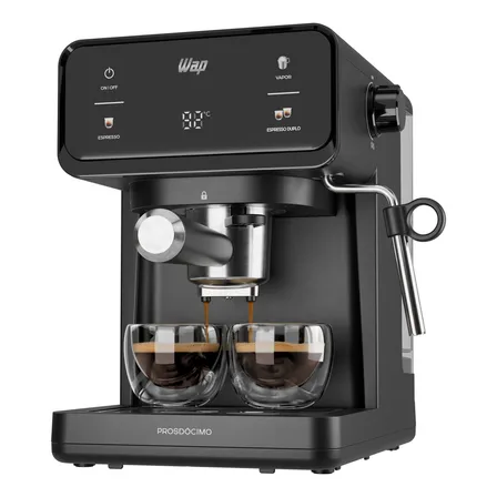Cafeteira Espresso Digital Wap Aroma Prime Prosdócimo Wcm20 Cor Preto