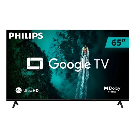 Smart Tv Philips Led 65 4k Wi-fi Google Tv 65pug7419/78