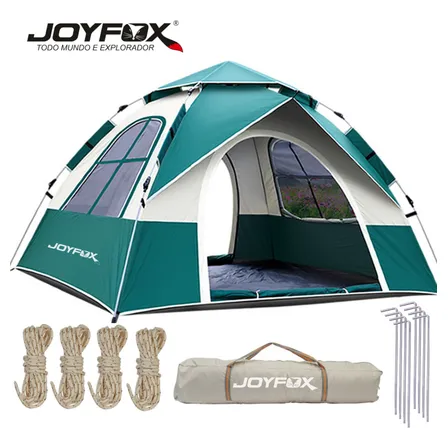 Barraca Camping Joyfox 4 Pessoas Auto-armável Pop Up Impermeável