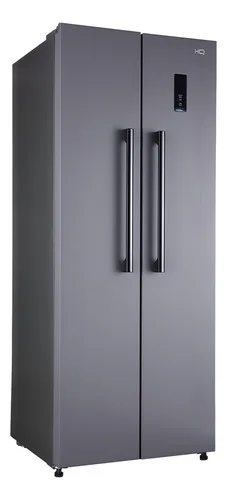 Geladeira Refrigerador Hq Frost Free Side By Side 460 Litros Cinza Hq-460sbsff 127v