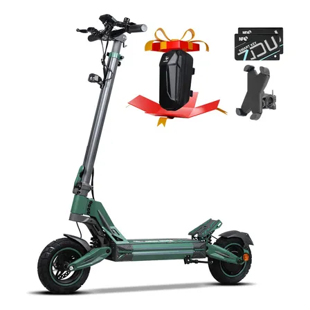 Honeywhale G2 Pro Patinete Elétrico Adulto, 1200w Scooter Eletrica, 50km De Autonomia, 50km/h Velocidade Máxima, Honey Whale Patinete Juvenil Dobrável Com 10 Inch Pneu A Vácuo, Cor Verde
