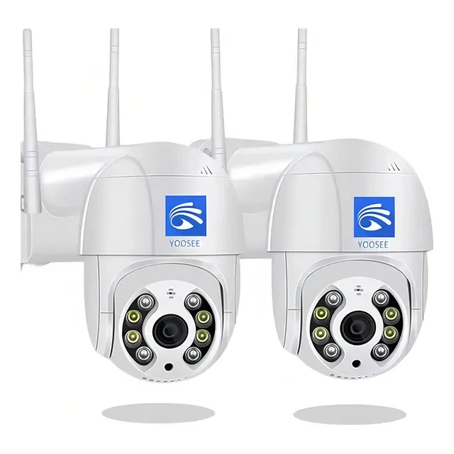 Kit 2 Câmera Ip Icsee Yoosee Prova D'água Infravermelho A8 Cor 2x Yoosee