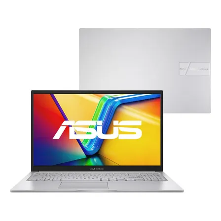 Notebook Asus Vivobook 15 X1504va Intel Core I5 1334u 4gb Ram 256gb Ssd Linux Keepos Tela 15,6 Led Fhd Silver - Nj1726