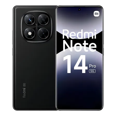 Xiaomi Redmi Note 14 Pro Amoled Fhd 6,67 Pol 5g 8gb Ram 256gb Câmera 200mp Preto Smartphone Original