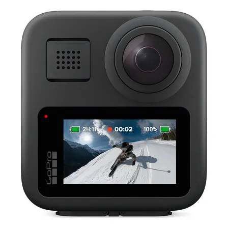 GoPro Max 360 câmera de Ação à Prova d'água Vídeo 360 5.6K Reenquadramento 4K Foto 360 Live 1080p Max HyperSmooth TimeWarp Trava de horizonte