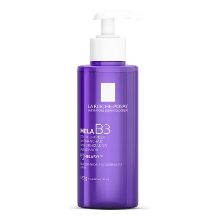 Gel De Limpeza Facial Antimanchas Uniformizador Com Melasyl, Niacinamida E Pha, Limpa Profundamente E Uniformiza O Tom Da Pele, Mela B3 La Roche-posay, 120g Todo Tipo De Pele Dia/noite