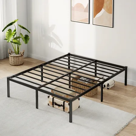 Estrado de Cama Casal Hot Wheels Preto Romantic Crown com Armazenamento