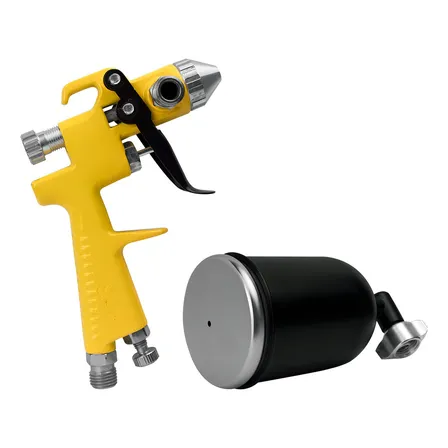 Pistola de Pintura Gravidade Epm Tools K3 0.5mm 150mL Amarelo