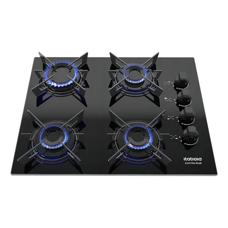 Cooktop Itatiaia Electra Plus 4 Bocas Preto