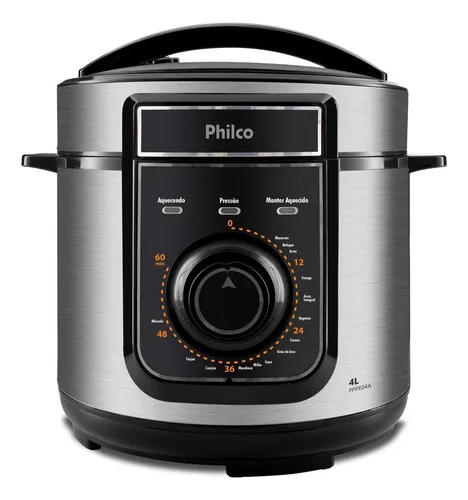 Panela De Pressão Elétrica Philco 4l 14 Funções Pppe04a Cor Preto