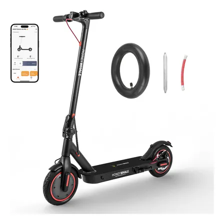 HONEYWHALE M2 Pro Patinete Eletrico Adulto, 500W Scooter Elétrica, Velocidade Máxima de 32 KM/H, 22 KM de Autonomia, Honey Whale com App Bluetooth (36V 7.8AH)