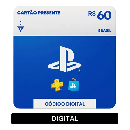 Sony PlayStation Store Gift Card R$ 60 (Digital)