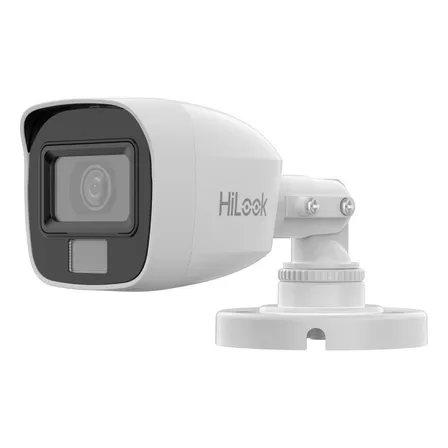 Câmera Mini Bullet Thc-b127-lpc Fixa Luz Dupla 2mp Hikvision